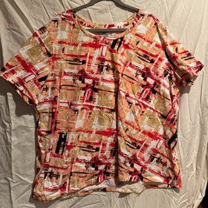 Coral Bay Women’s Top – Size 3X (Cotton/Poly Blend)